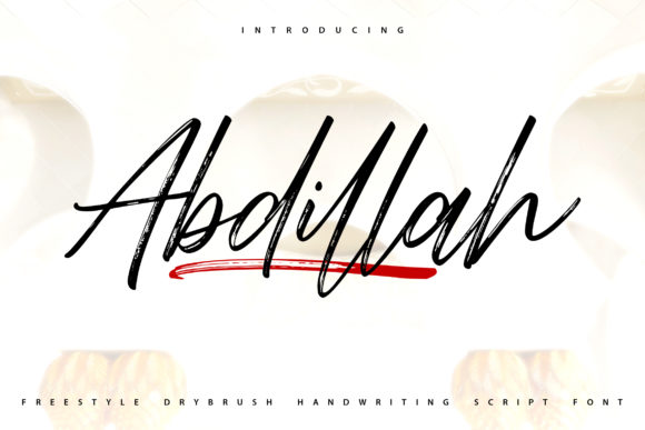 Abdillah Font Review: A Brush Script for Organic Branding