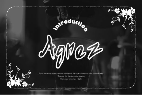 Agnez Font: A Handwritten Touch for Editorial Design