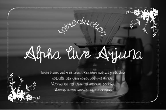 Alpha Live Arjuna Font: Adding Handwritten Warmth to Web Layouts
