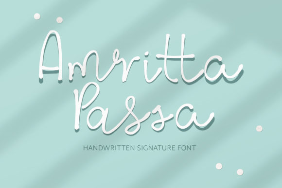 Amritta Passa Font: Friendly Script for Web Design