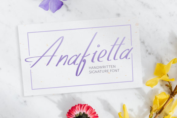 Anafietta Font Review: A Fresh Script for Modern Branding