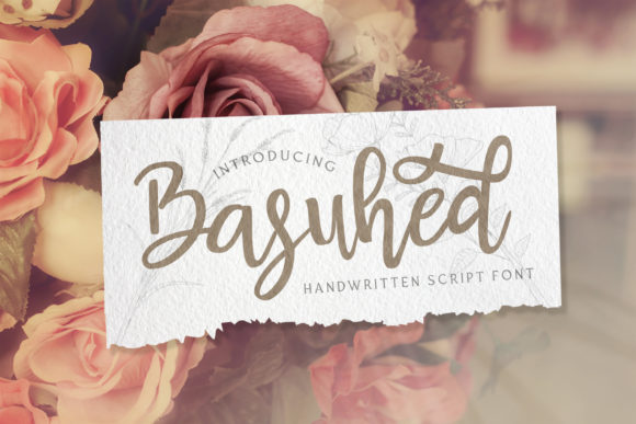 Basuhed Font: Elevating Web Design with Handwritten Charm