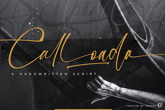 Calloada Font: A Classy Handwritten Typeface for Branding