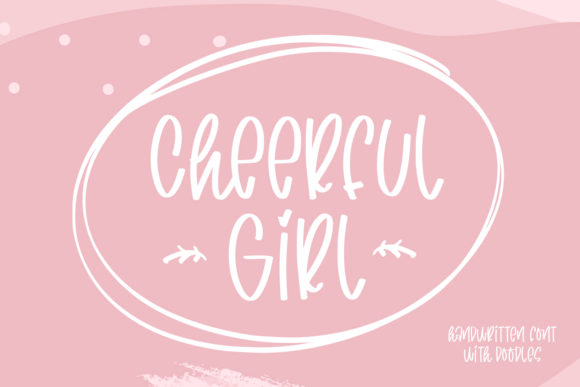 Cheerful Girl Font: A Versatile Handwritten Typeface for Crafters