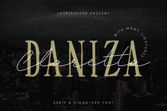 Daniza Claretta: A Versatile Duo Font for Editorial Design