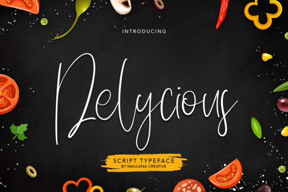 Enhance Your Brand with Delycious, the Elegant Script Font