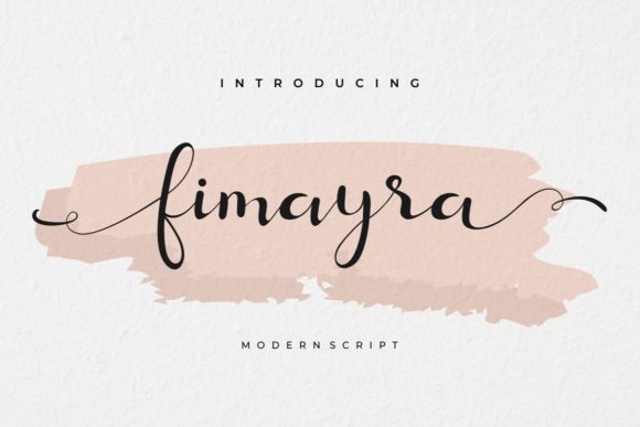 Fimayra Font: Elevating Campaign Visuals with Elegant Script