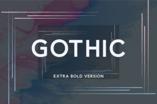 Gothic Extra Bold Font for Modern Web Design