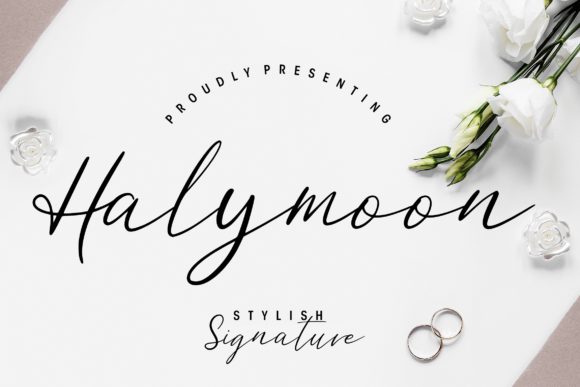 Halymoon Font Review: Elegant Script for Web Design