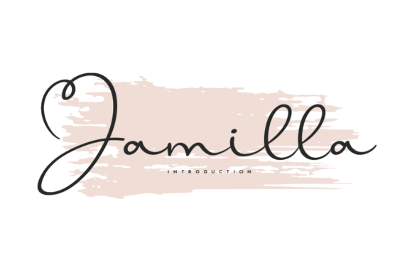 Jamilla Font: A Sweet Handwritten Typeface for Editorial Design
