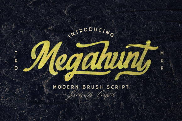 Megahunt Font: Elevating Handmade Labels and Invites