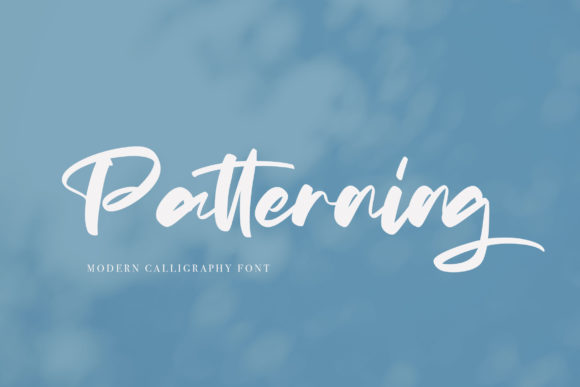Patterning Font: Authentic Handwritten Charm for Makers