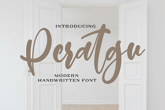 Peratgu: A Handwritten Font for Polished Branding