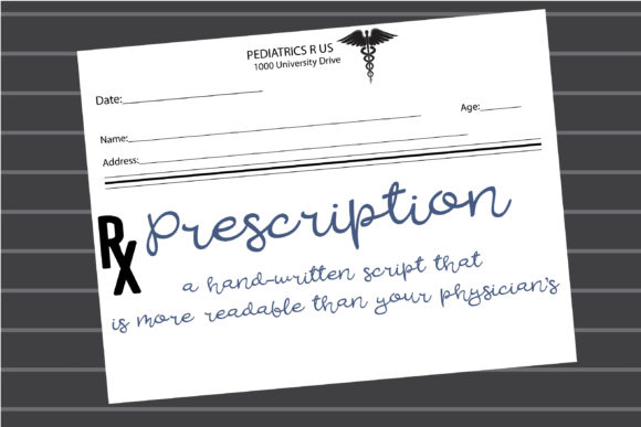 PN Prescription: A Handwritten Font for Modern Web Design