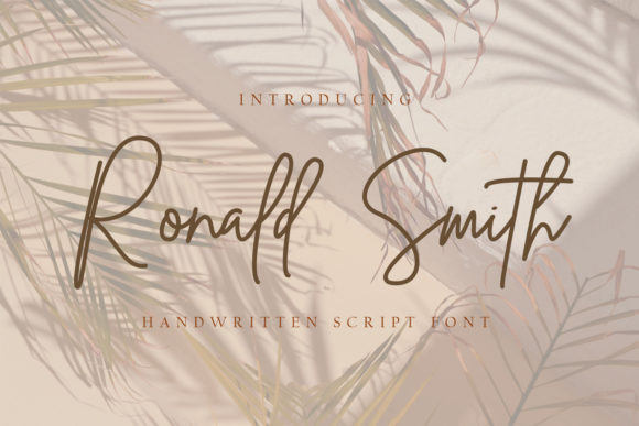 Ronald Smith Font: A Designer’s Take on Elegant Script