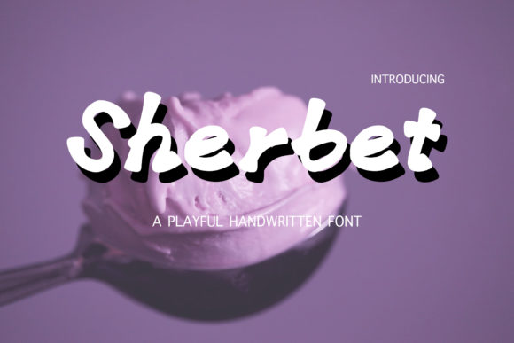 Sherbet Font: Bold Handwritten Type for Campaigns