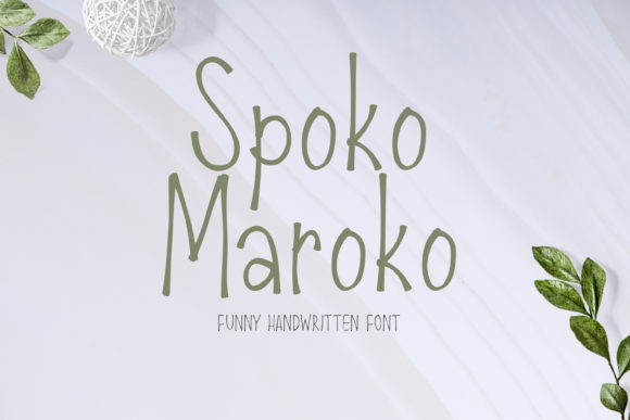 Spoko Maroko Font: Handwritten Style for Digital Campaigns