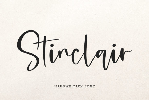 Stinclair: A Bouncy Handwritten Font for Creative Branding