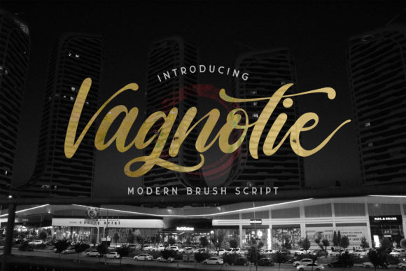 Vagnotie Font Review: Modern Brush Script for Branding