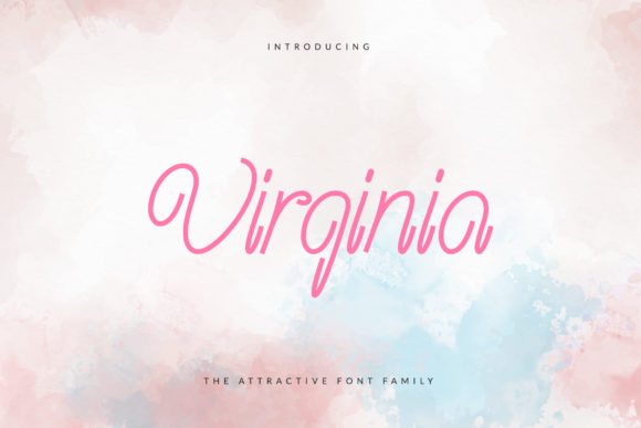 Virginia Font: A Handwritten Typeface for Branding